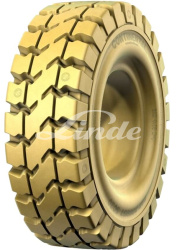Шина цельнолитая 16x6-8 (150/75-8) Continental  SC20 белая SIT