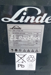 АКБ Линде кислотная 24V 3PzS375 кабель_разъем 160А